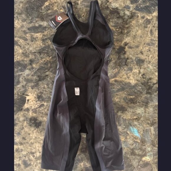 Arena Powerskin Carbon Flex VX Black & Grey Size US 30 - Picture 4 of 5